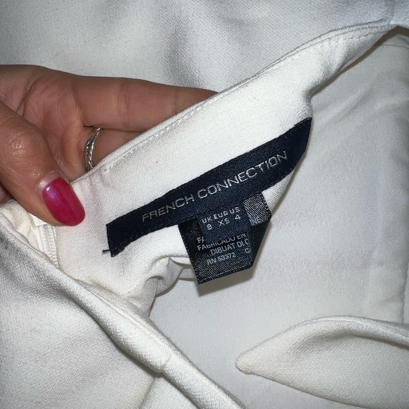 White graduation mini dress - Picture 3 of 4